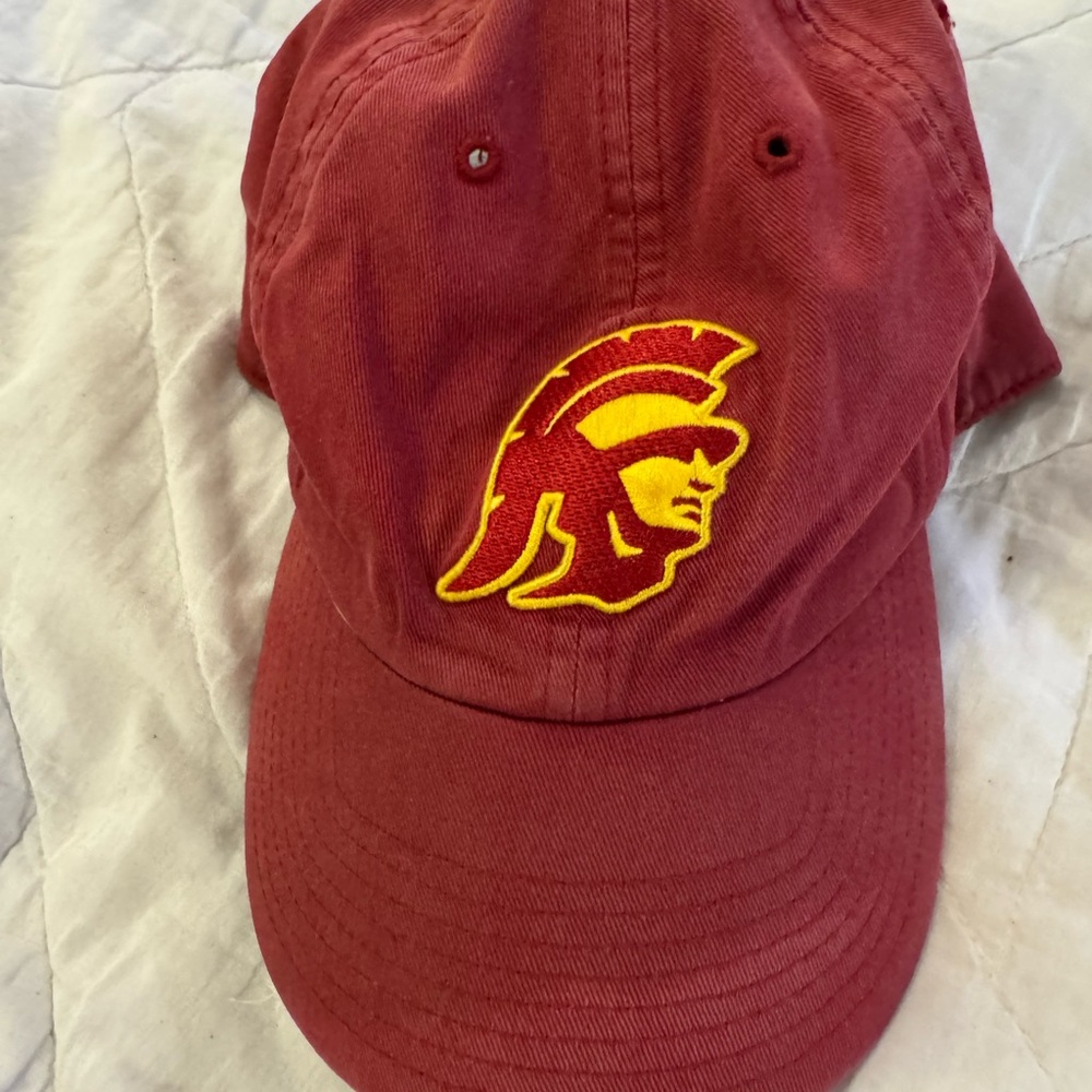 Red Embroidered Cap